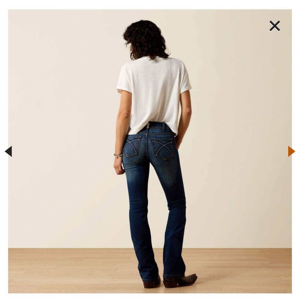 Ariat Women's Dark Blue Boot Cut Jeans